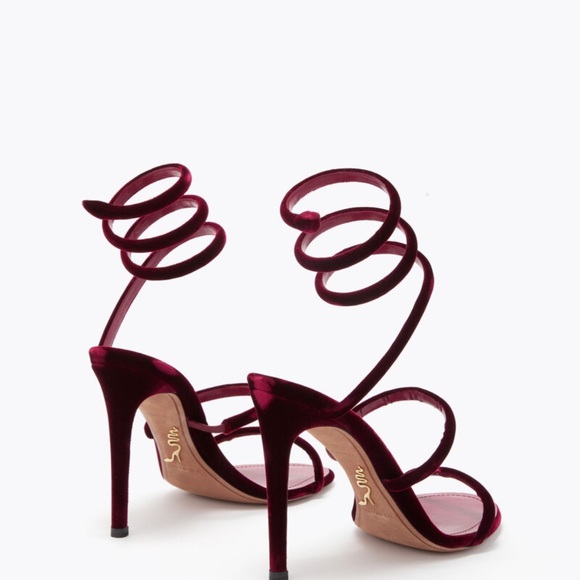CLEO RUBY VELVET SANDAL 105 - Picture 2 of 6